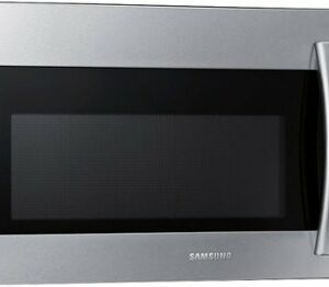 Samsung - 1.6 cu. ft.  Over-the-Range Fingerprint Resistant  Microwave - Stainless Steel