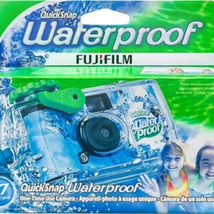 Fujifilm - QuickSnap Disposable Waterproof Film Camera - Blue