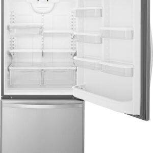 Whirlpool - 21.9 Cu. Ft. Bottom-Freezer Refrigerator - Stainless Steel