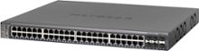 NETGEAR - 48-Port 10/100/1000 Mbps Gigabit Fully Managed Switch - Blue