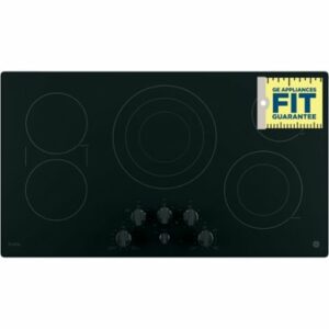 GE Profile - 36" Built-In Electric Cooktop - Black