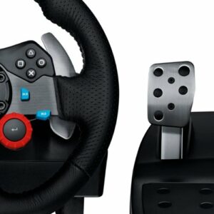 Logitech - G29 Driving Force Racing Wheel and Floor Pedals for PS5, PS4, PC, Mac - Black