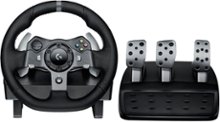 Logitech - G920 Driving Force Racing Wheel and pedals for Xbox Series X|S, Xbox One, PC - Black