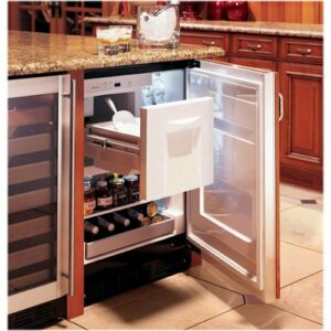 Monogram - 4.3 Cu. Ft. Built-In Mini Fridge - Custom Panel Ready