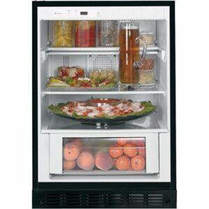 Monogram - 5.4 Cu. Ft. Built-In Mini Fridge - Custom Panel Ready