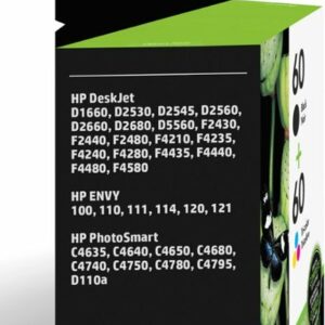 HP - 60 2-Pack Standard Capacity Ink Cartridges - Black & Tri-Color