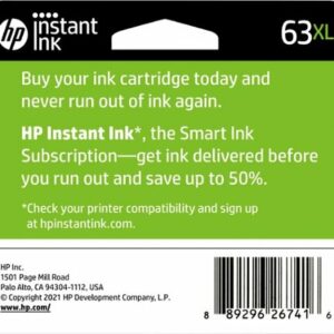 HP - 63XL High-Yield Ink Cartridge - Black