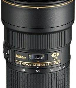 Nikon - AF-S NIKKOR 24-70mm f/2.8E ED VR Wide-Angle Zoom Lens - Black