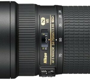 Nikon - AF-S NIKKOR 24-70mm f/2.8E ED VR Wide-Angle Zoom Lens - Black