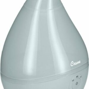 CRANE - 0.5 Gal. Droplet Ultrasonic Cool Mist Humidifier - Gray