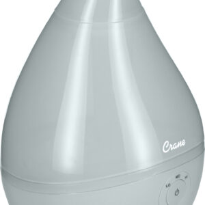 CRANE - 0.5 Gal. Droplet Ultrasonic Cool Mist Humidifier - Gray