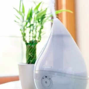 CRANE - 0.5 Gal. Droplet Ultrasonic Cool Mist Humidifier - Gray