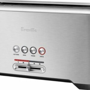 Breville - the 'A Bit More 4-Slice Long-Slot Toaster - Stainless Steel