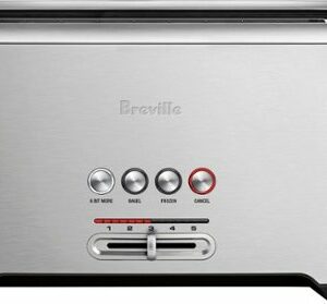 Breville - the 'A Bit More 4-Slice Long-Slot Toaster - Stainless Steel