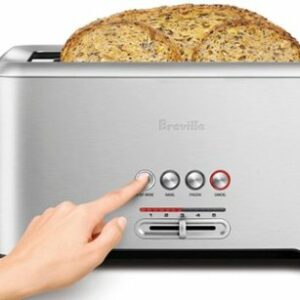 Breville - the 'A Bit More 4-Slice Long-Slot Toaster - Stainless Steel