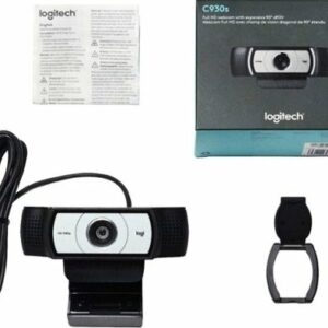 Logitech - C930s Pro HD 1080 Webcam for Laptops with Ultra Wide Angle - Black