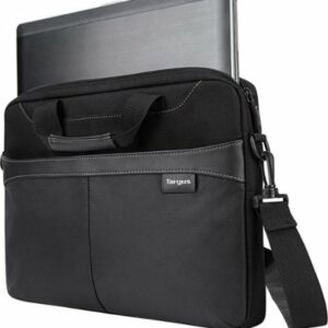 Targus - Business Casual Slipcase Laptop Briefcase for 15.6" Laptop - Black