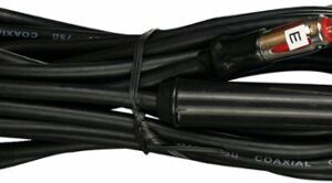 Metra - Universal 12' Antenna Extension Cable with Capacitator - Black