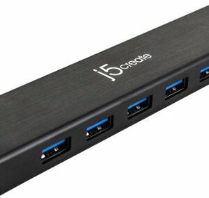 j5create - USB 3.0 7-Port HUB - Black