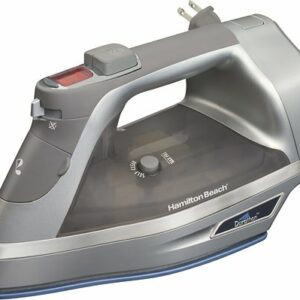 Hamilton Beach - Durathon Digital Nonstick Iron - Silver/Gray