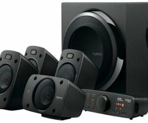 Logitech - Z906 5.1-Channel Satellite Surround Sound Speaker System (6-Piece) - Black