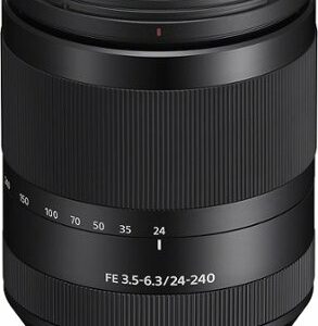 Sony - FE 24-240mm f/3.5-6.3 OSS Full-Frame E-Mount Telephoto Zoom Lens - Black