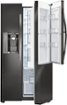 LG - 26 Cu. Ft. Door-in-Door Side-by-Side Refrigerator with Thru-the-Door Ice and Water - Black Stainless Steel