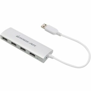 IOGEAR - Met(AL) 4-Port USB 3.0 Hub - White