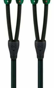 AudioQuest - Evergreen 65.6' RCA-to-RCA Interconnect Cable - Black/Green