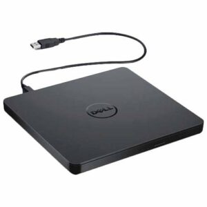 Dell - USB Slim DVD+/- RW Drive - Plug and Play - DW316 - Black