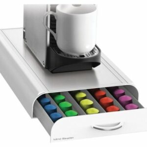 Mind Reader - Anchor Drawer for Nespresso Capsules - White