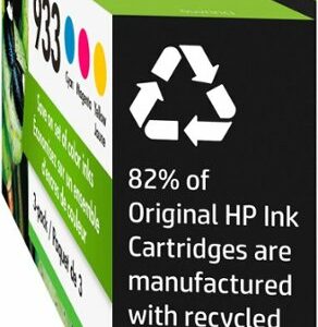 HP - 933 3-Pack Standard Capacity Ink Cartridges - Cyan/Magenta/Yellow