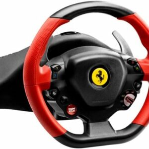 Thrustmaster - Ferrari 458 Spider Racing Wheel for Xbox One - Black/Red/Yellow