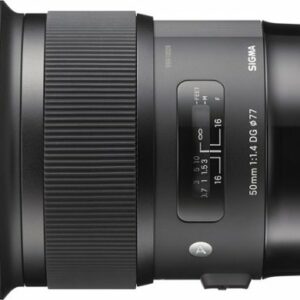 Sigma - 50mm f/1.4 Art DG HSM Lens for Nikon SLR Cameras - Black