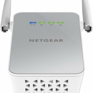 NETGEAR - Powerline AC1000 Wi-Fi Access Point and Adapter - White