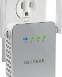 NETGEAR - Powerline AC1000 Wi-Fi Access Point and Adapter - White