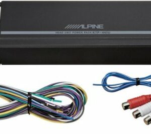 Alpine - Power Pack 180W Class D Bridgeable Multichannel Amplifier with High-Pass Filter - Black