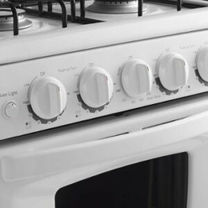 Amana - 20" 2.6 Cu. Ft.  Freestanding Gas Range - White