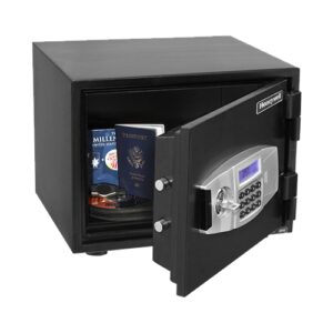 Honeywell - 0.5 Cu. Ft. Fire- and Water-Resistant Security Safe with Digital and Key Lock - Black