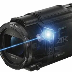 Sony - Handycam AX53 4K Flash Memory Premium Camcorder - Black