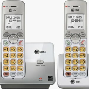 AT&T - EL51203 DECT 6.0 Expandable Cordless Phone System - Silver