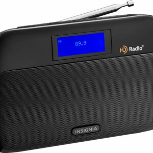 Insignia™ - Tabletop FM/HD Radio - Black