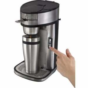 Hamilton Beach - Single Serve Coffee Maker - Stainless Steel