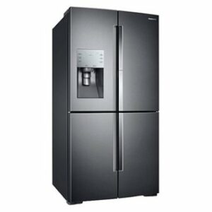 Samsung - 27.8 cu. ft. 4-Door Flex French Door Refrigerator with Food ShowCase - Black Stainless Steel