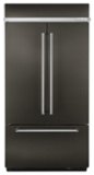 KitchenAid - 24.2 Cu. Ft. French Door Built-In Refrigerator - Black Stainless Steel