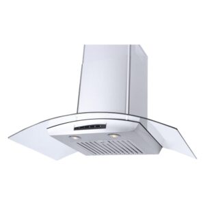 Windster Hoods - 30" Convertible Range Hood - Stainless Steel/Glass