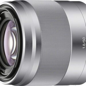 Sony - 50mm f/1.8 OSS Prime Lens for Select Alpha E-mount Cameras - Silver