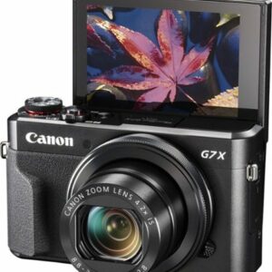 Canon - PowerShot G7 X Mark II 20.1-Megapixel Digital Video Camera - Black