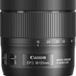 Canon - EF-S18-135mm F3.5-5.6 IS USM Standard Zoom Lens for EOS DSLR Cameras - Black