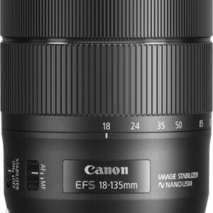 Canon - EF-S18-135mm F3.5-5.6 IS USM Standard Zoom Lens for EOS DSLR Cameras - Black